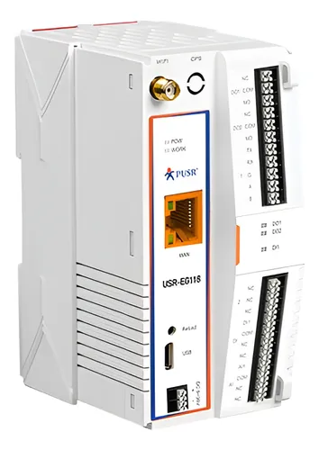 Plc-gateway Usr-eg118 Wan+wifi +1rs485/232+1di+2d0+1ai
