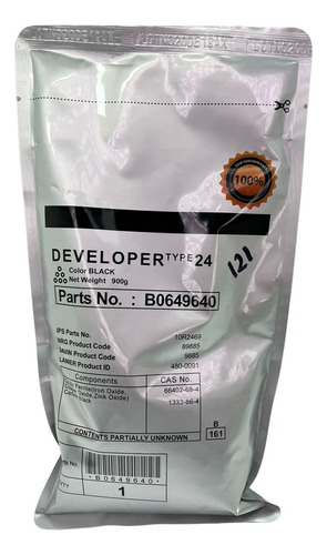 Revelador Tipo 24 Cet Para Ricoh Mp7503/7502/6001/im7000 Negro