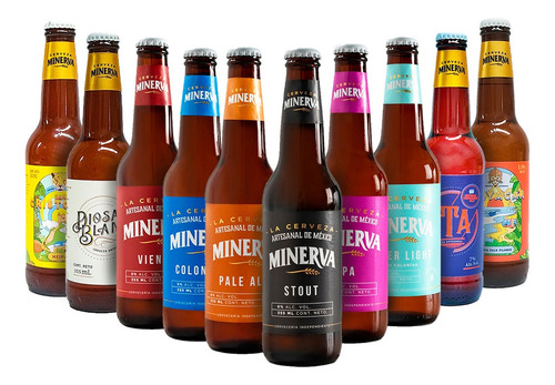 Súper Combo Cerveza Artesanal Minerva Surtido