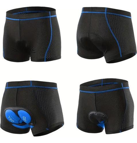 Pantalones Cortos De Ciclismo Acolchados En 3d Para Hombre