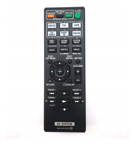 Control Remoto Para Sistema De Cine En Casa Sony Hbd-tz135 H