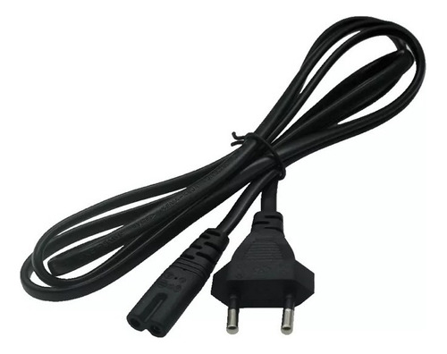 Cable De Poder Tipo 8 Alimentación Notebook, Pc O Tv 180 Cm