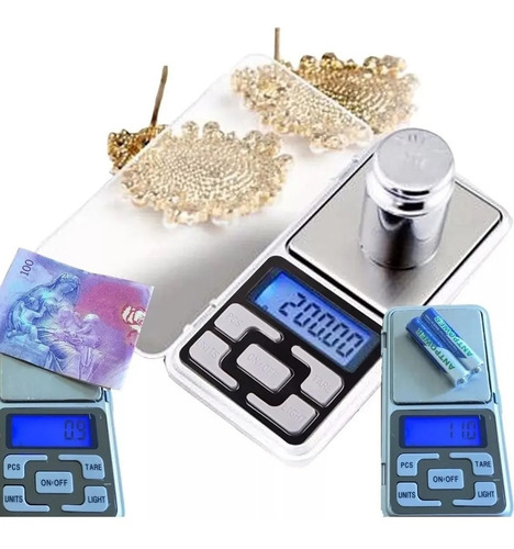 Mini Balanza Portable Pocket Scale Digital 0.1 A 500 Gramos