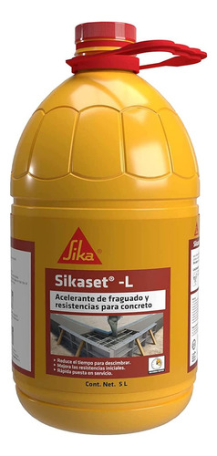 Acelerante Sikaset -l Fraguado Y Resistencia 5l
