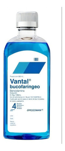 Vantal Bucofaríngeo Bencidamina Solución 360 Ml