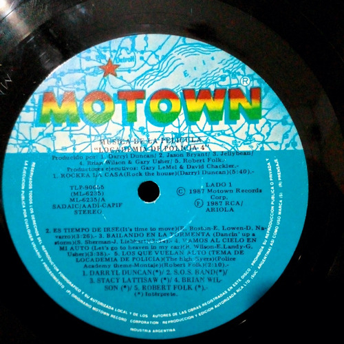 Locademia De Policía 4 Ost Disco De Vinilo Lp