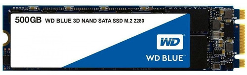 Disco sólido interno Western Digital  WDS500G2B0B 500GB azul