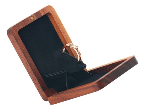 Caja De Anillo Plano De Compromiso - Propuesta De Boda De Ma