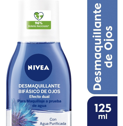 Locion Desmaquillante Nivea Bifasica Para Ojos  X 125ml