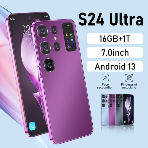 Smartphone S24 Ultra 16 + 1tb Y Auriculares Bluetooth Ha