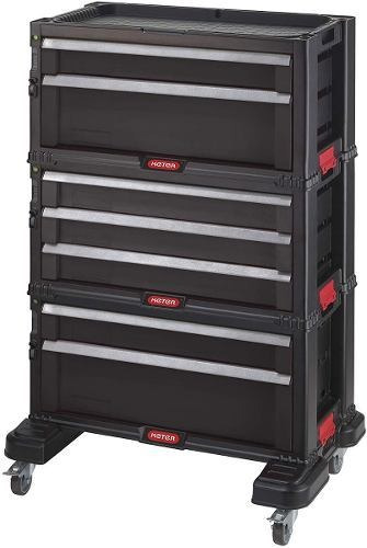 Gabinete Carro Porta Herramientas Modular 2+3+2 Cajones