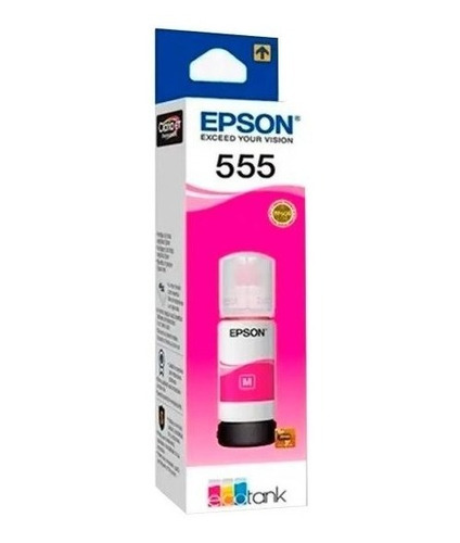 Tinta Epson Original T555 Magenta Ecotank L8160 L8180