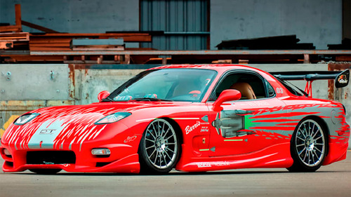 Kit Calcomanias Mazda Rx-7 Toretto Rapido Y Furioso 1