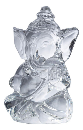 Zenbless Ganesha - Estatua De Ganesh De Cuarzo Hindú Blanco