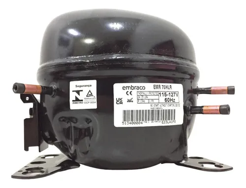comprar Motor Compressor 1\u002F5 Emr70hlr Embraco Gás R134a 110v