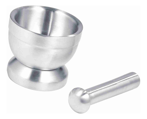Set De Mezcla Y Molienda De Acero Inoxidable Mortero Y