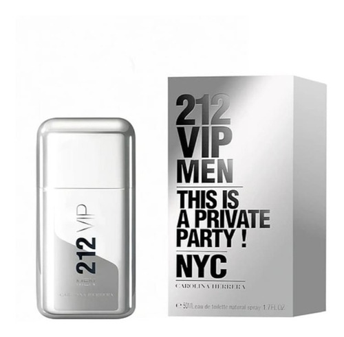 Carolina Herrera 212 Vip 50ml Edt Hombre - Original