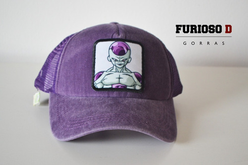 Gorra Trucker Parche Freezer Evolucionado Dragón Ball Z 