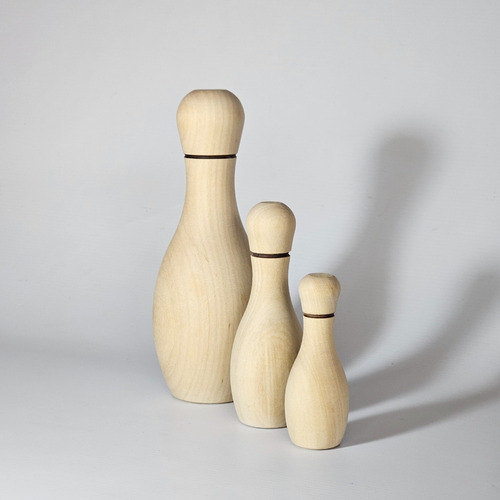 Juego De Bowling Madera Artesanal Maderplast