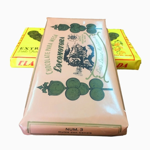 Chocolate De Mesa Artesanal 10pack La Locomotora Canela 180g