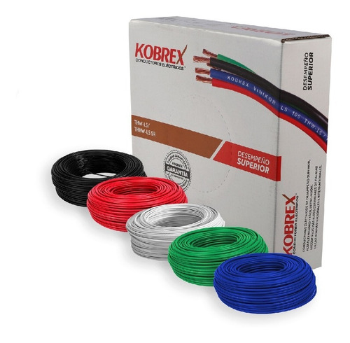 Imagen 1 de 7 de Kit 3 Cajas 100 Mts, Cal 12 Kobrex (colores A Elegir)