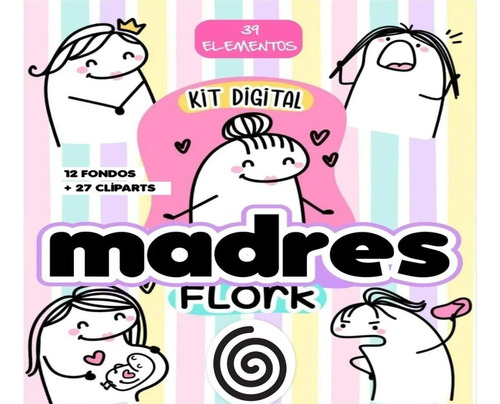 Kit Flork Dia De La Madre Imagenes Cliparts Y Fondos Png