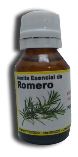 Aceite Esencial De Romero Al 50% 100ml Uso Cosmetico