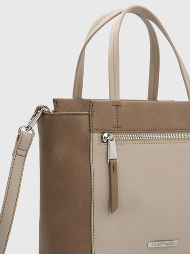 Cartera Ecocuero Café Bagley Cross Mujer Hush Puppies