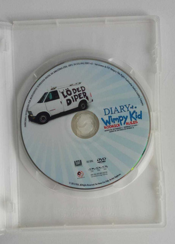 Dvd - Diário De Um Banana 2 - Rodrick É O Cara (Usado)