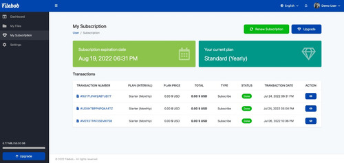 Filebob V1.8 - Compartilhamento E Armazenamento De Arquivos.