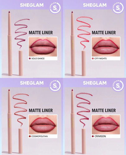 Lápiz delineador de labios de color neutro Sheglam