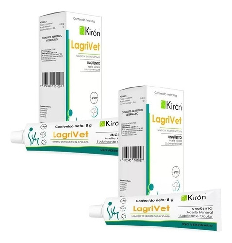 Kit De 2 Lagrivet 8g * Lubricante Oftálmico * Kiron