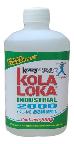 3 Botes Pegamento Kola Loka Industrial Bote 500g K L- M