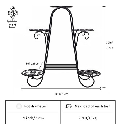 Porta Macetas Herreria Hierro Soporte Macetero Minimalista