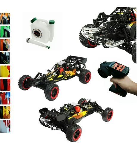 Carro Controle Remoto Com Motor 5b Rofun Baha 32cc Off-road