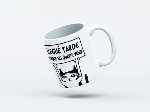 Taza Premium No Queria Venir Meme
