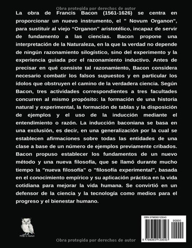 Francis Bacon: Manuales De Historia De La Filosofia. Cuadern