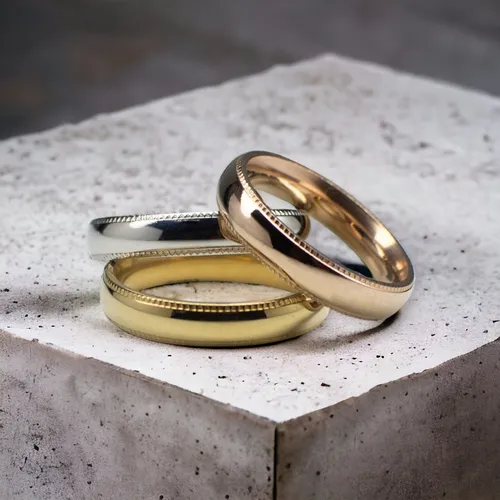 Quirurgico Anillos De Acero Dorado Acero Quirúrgico Anillos De