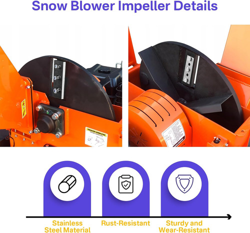 Kit De Modificación De Impulsor De Soplador De Nieve Inoxida