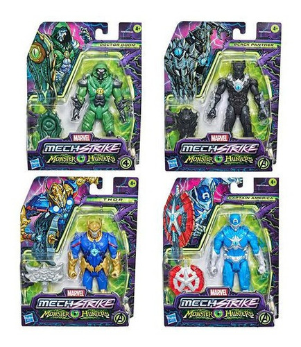 Avengers Mech Strike Monster Hunters 4-pack 