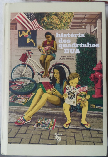 Livro História Dos Quadrinhos E U A - Skript - Capa Dura (Usado)