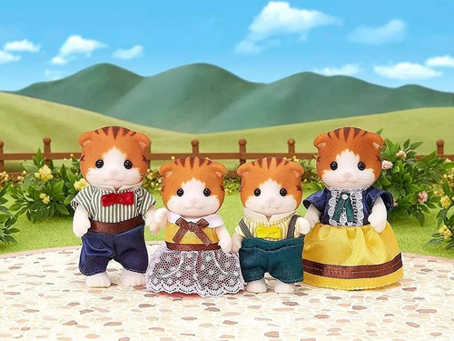 Sylvanian Families Familia Gatos De Maple 5290 En Cuotas