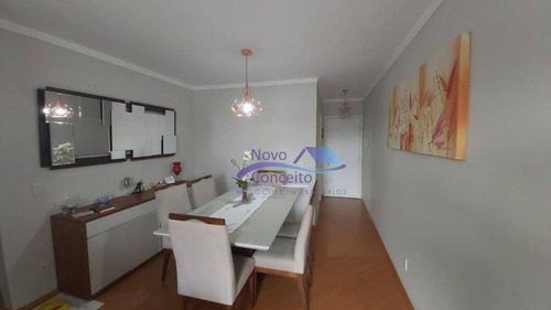 Apartamento Com 3 Dormitórios À Venda, 64 M² Por R$ 318.000 - Vila Antonieta - São Paulo/sp - Ap0177