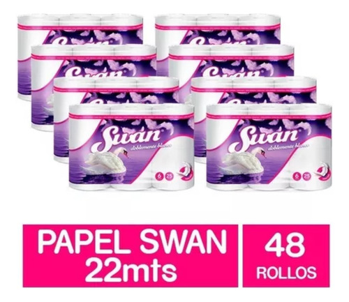 Papel Higienico Swan 48x22mts Doble Hoja