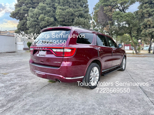 Dodge Durango 2016 Limited Plus V6 Gps Dvd Piel Quemacocos