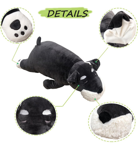 Feezush Almohada De Felpa Para Perro, Animal De Peluche Schn
