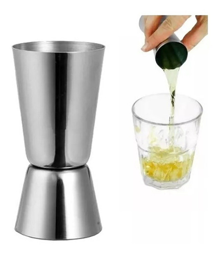 Imagem 7 de 9 de Coqueteleira Inox 500ml + Socador/espremedor/dosador/colher