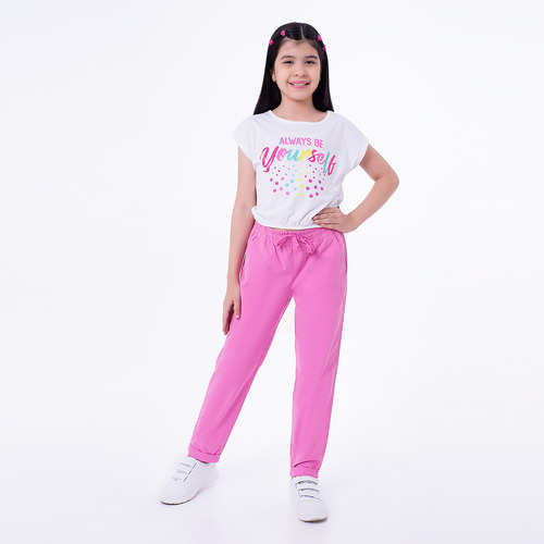 Pantalon Moda Tafeta Niña Bianca