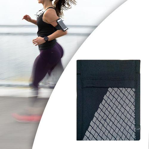 Bolsa De Faixa De Braço, Suporte De Corrida, Cinto De Preto