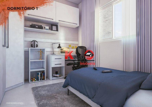 Imagem 19 de 21 de Apartamento Com 2 Dormitórios À Venda, 46 M² Por R$ 224.990,00 - Parque São Vicente - São Vicente/sp - Ap11264